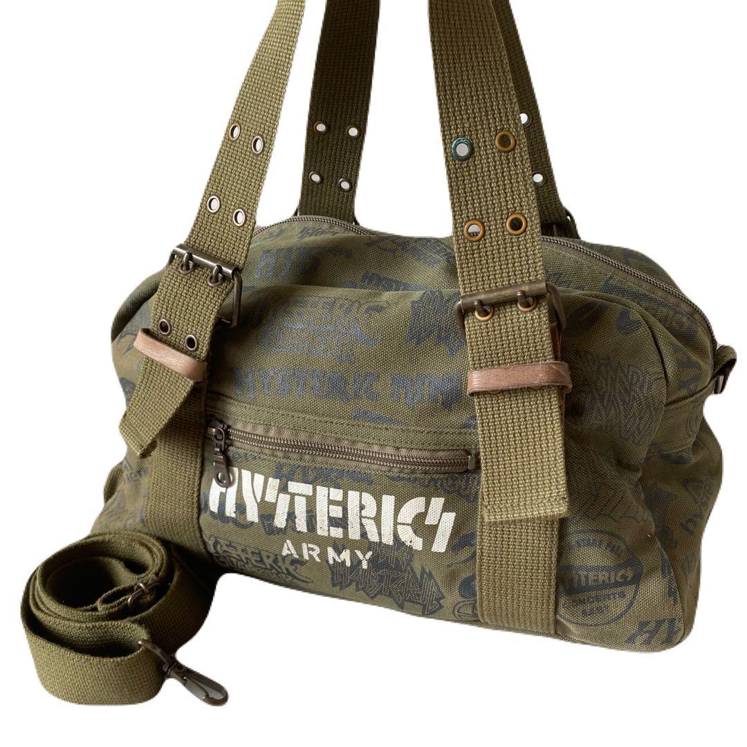 HYSTERIC MINI ミニ 3WAY ボストン ミリタリー 総柄