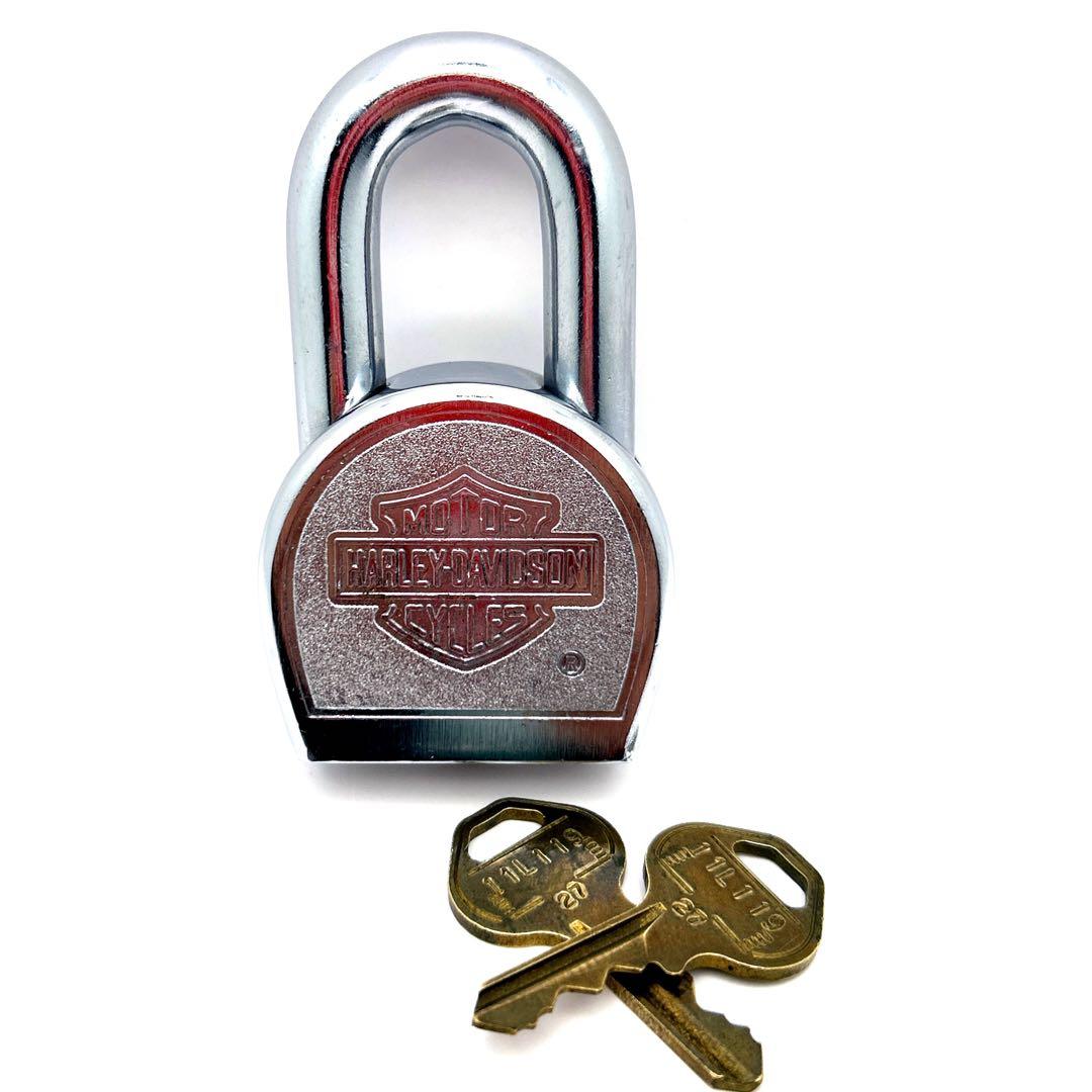 ハーレー純正パドロック　ショベル　ハンドルロック　南京錠