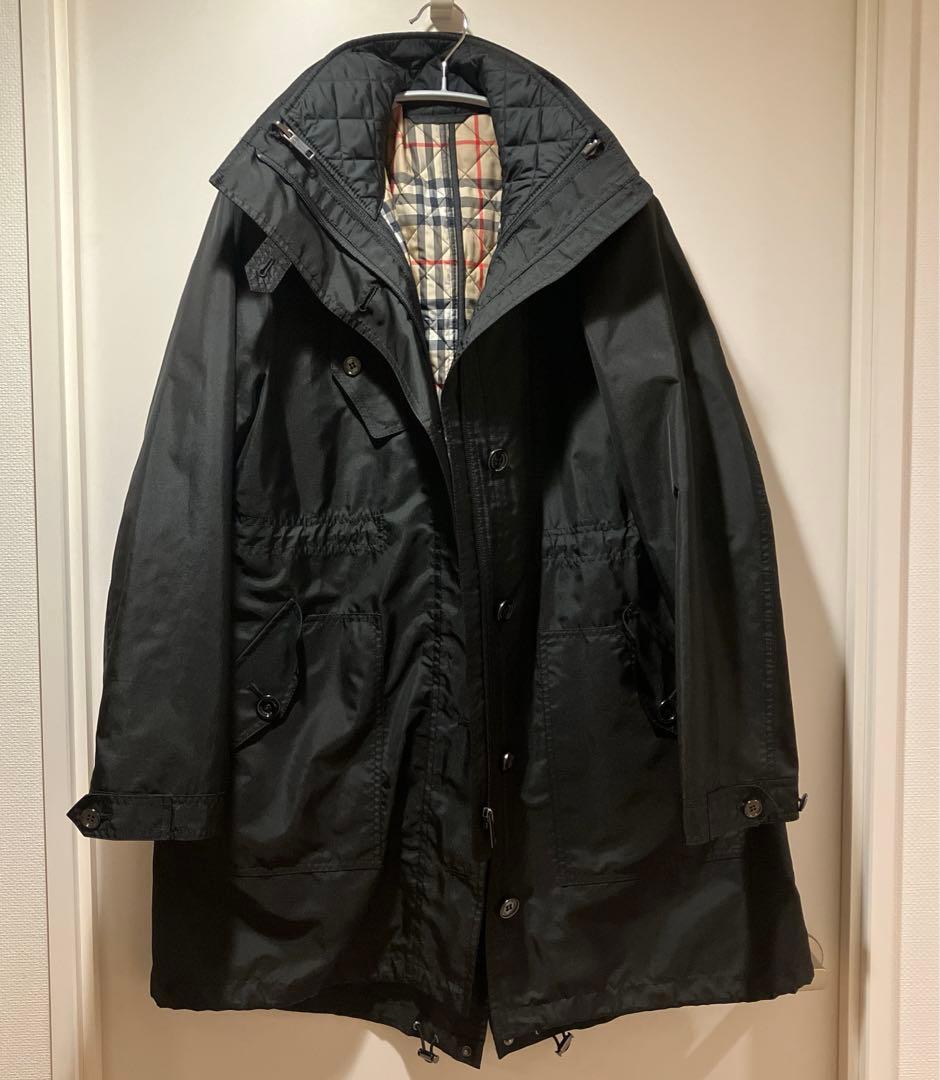【BURBERRY LONDON 】11号キルティングジャケット付きモッズコート