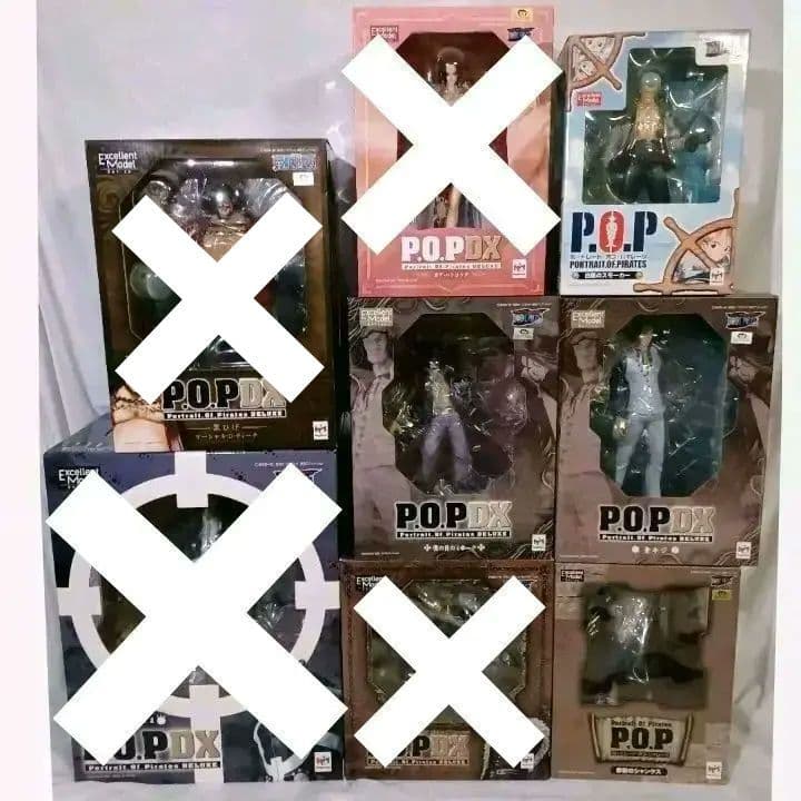 POP ワンピース・シャンクス・鷹の目のミホーク・スモーカー