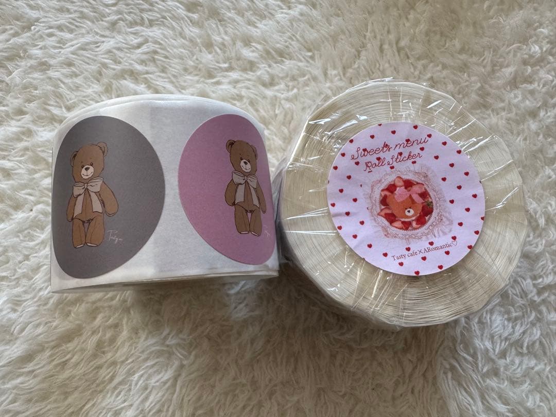 ARomantic ロールシール テディベア セット - メルカリ