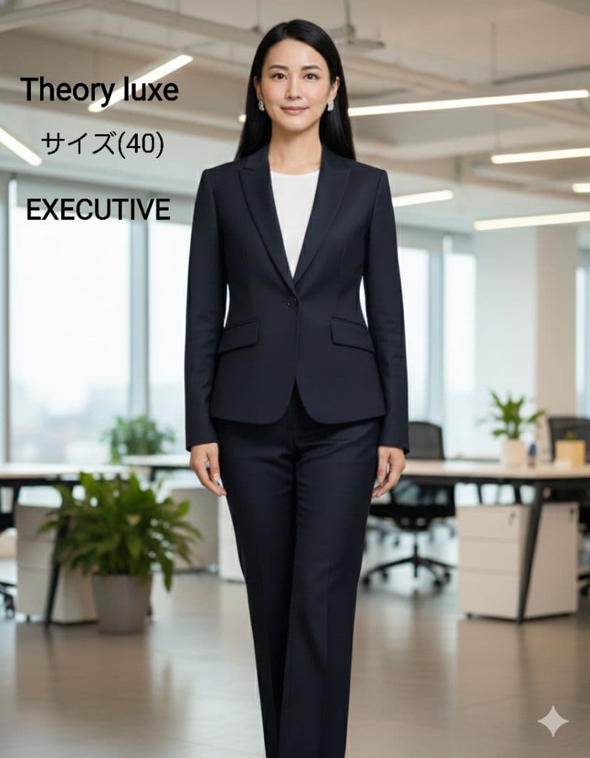 美品 theory luxe EXECUTIVE パンツスーツ