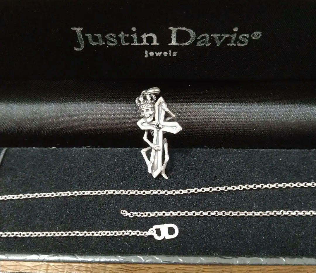 Justin Davis LAFITTE SKULL ネックレス ※チェーン切れ