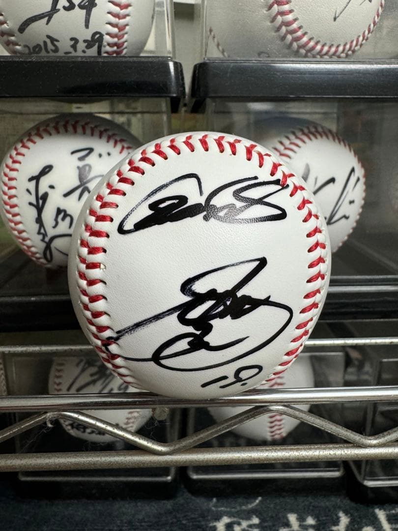 巨人 読売ジャイアンツ 菅野智之 19 直筆サインボール MLB 大谷翔平