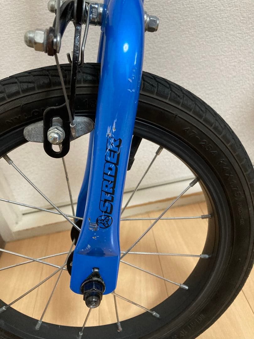 神戸市引取限定】STRIDER 14X ストライダー キッズバイク 子供 青