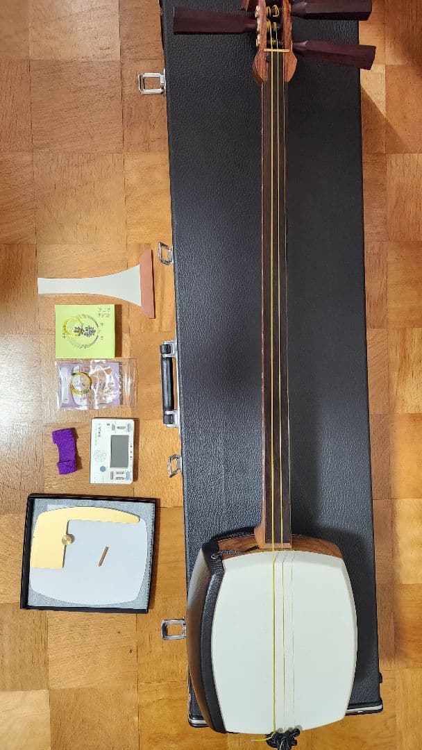 津軽三味線 ケース 忍び駒 付き
