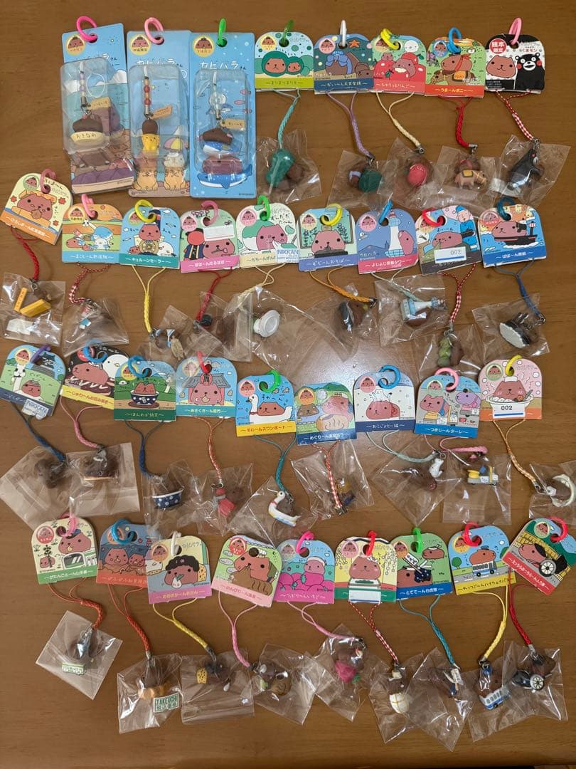カピバラさん ご当地ストラップ 35個セット