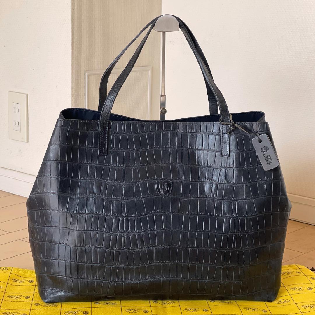 【極美品・定価101,200円】フェリージ 11-91/SA クロコ