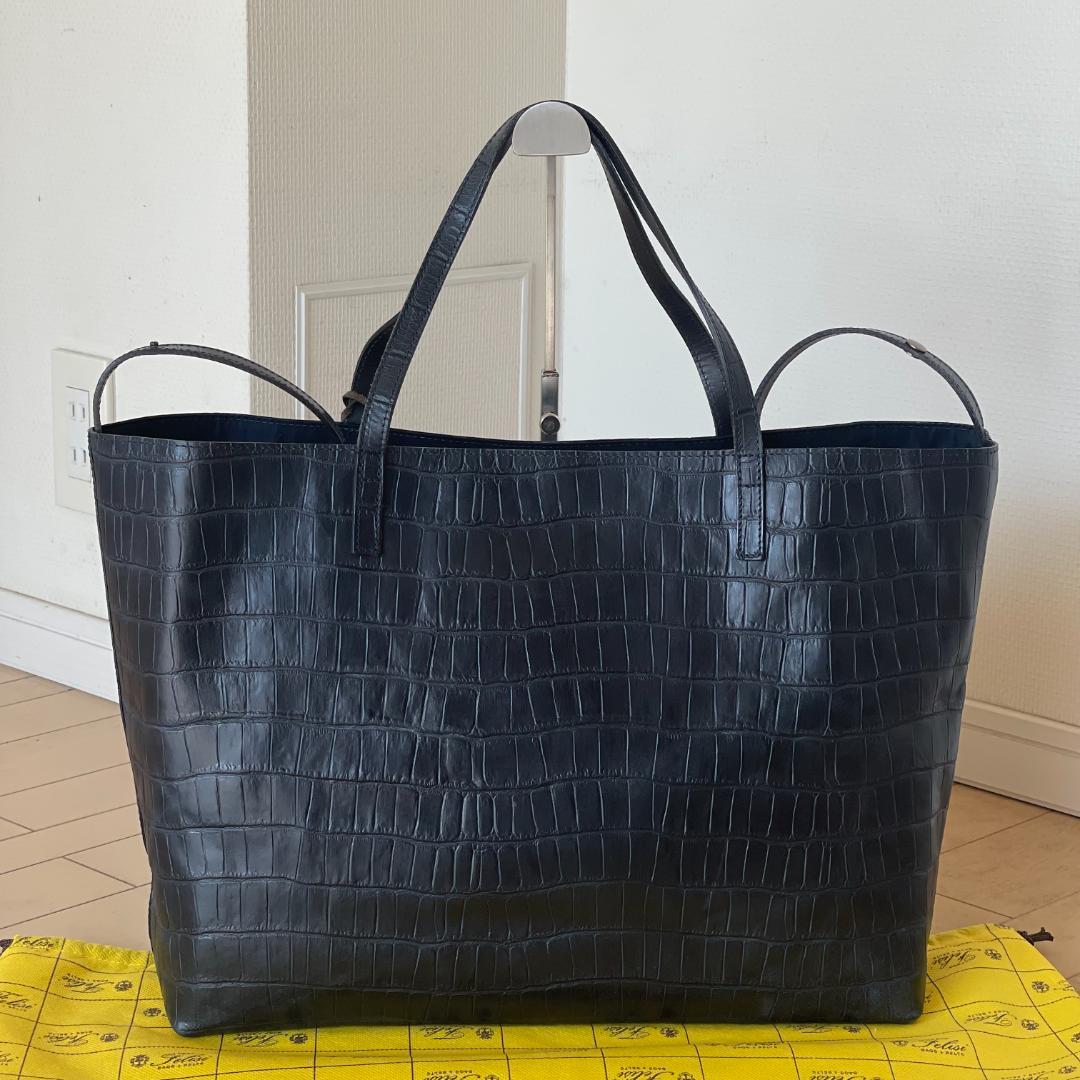 【極美品・定価101,200円】フェリージ 11-91/SA クロコ