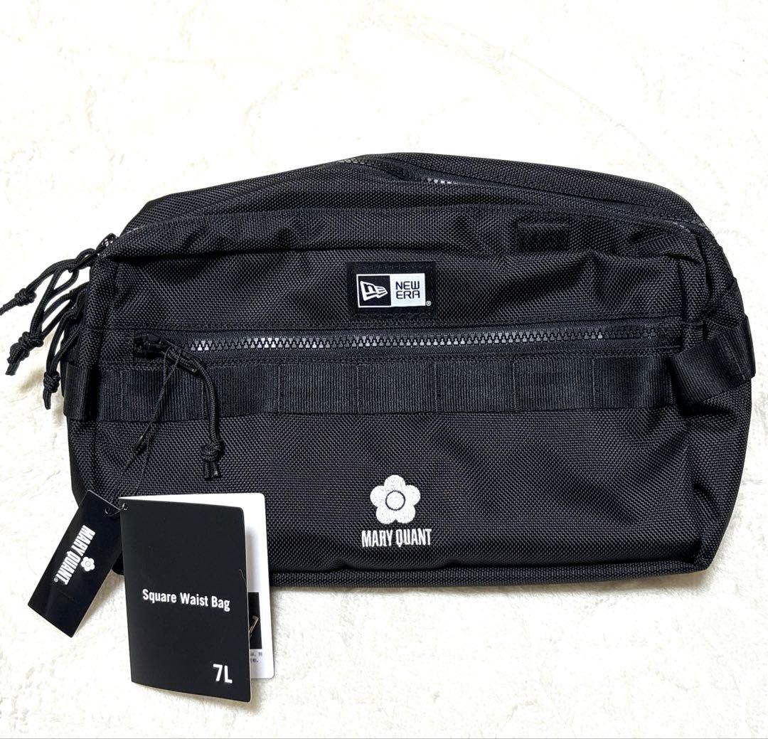 NEW ERA(R) × MARY QUANTスクエア ボディバッグ（ブラック） - メルカリ