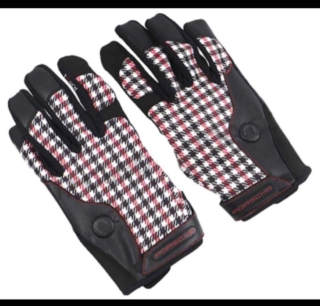 赤黒Ｌサイズ【希少完売品・新品未開封】 PORSHE ドライビンググローブ