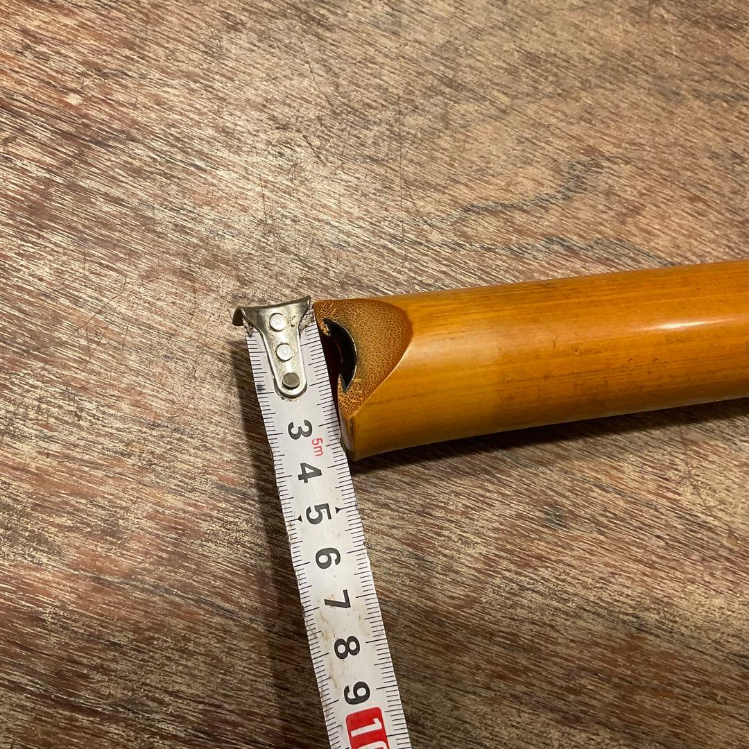 尺八 円山銘 楠華銘 銀継 歌口銀巻き 1尺9寸管 竹製 キャップ - メルカリ