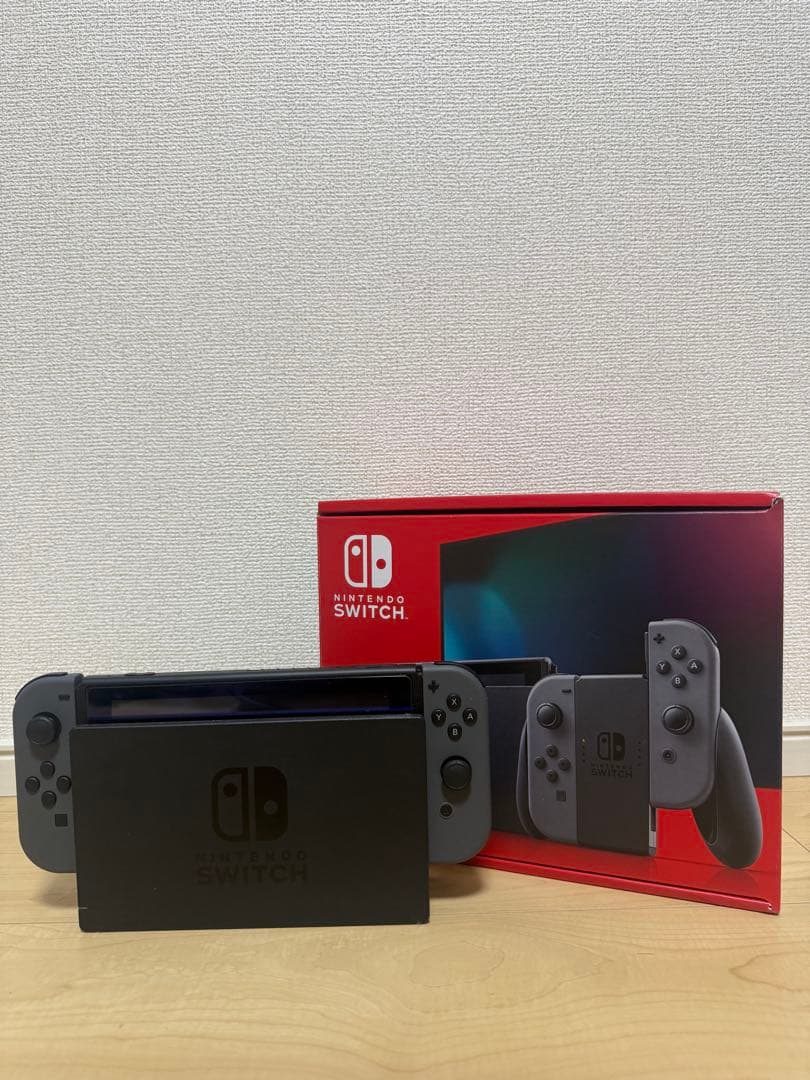 Nintendo Switch 本体 グレー ACアダプター付き