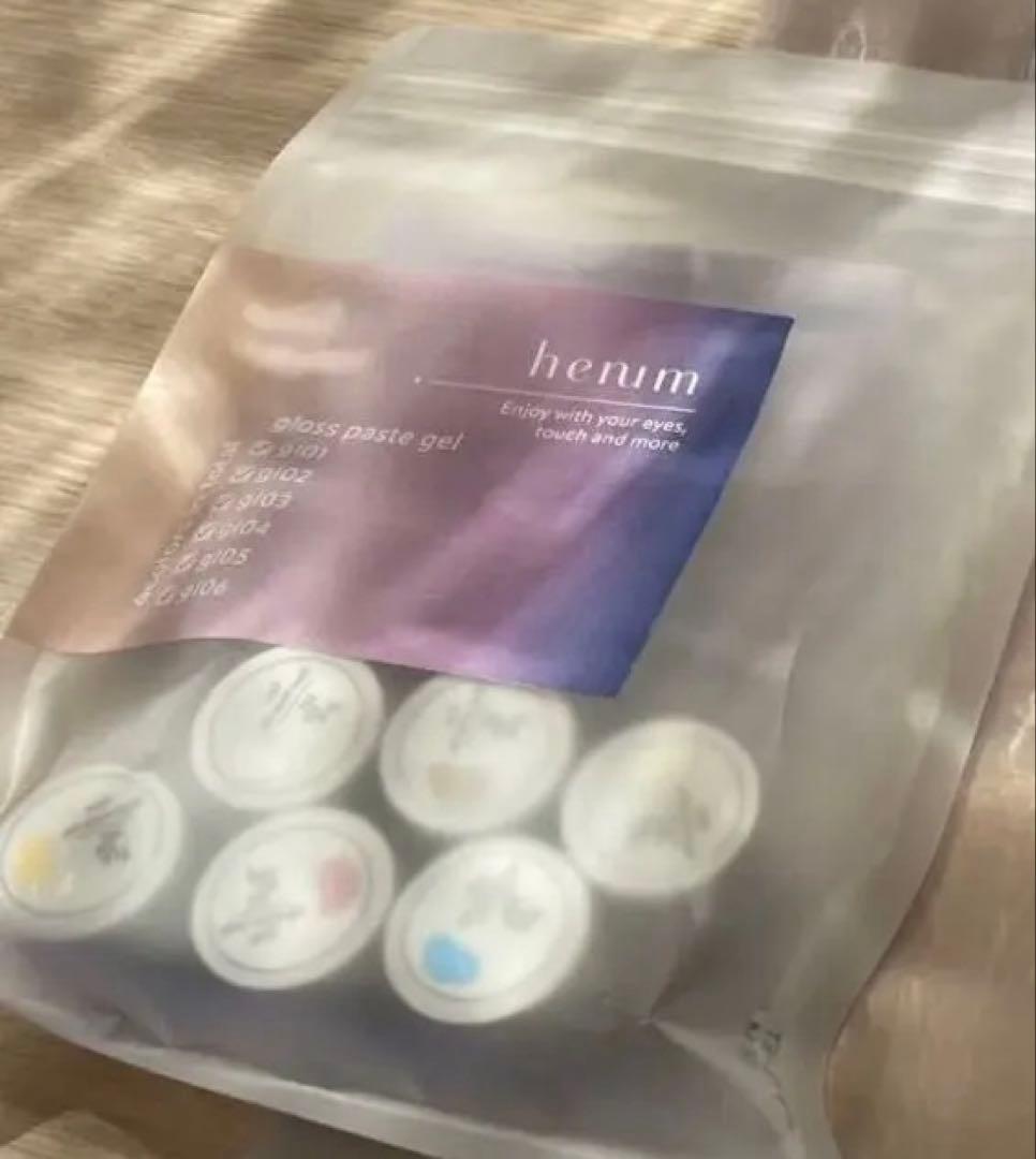 henum gloss paste gloss paste gel 6 カラー