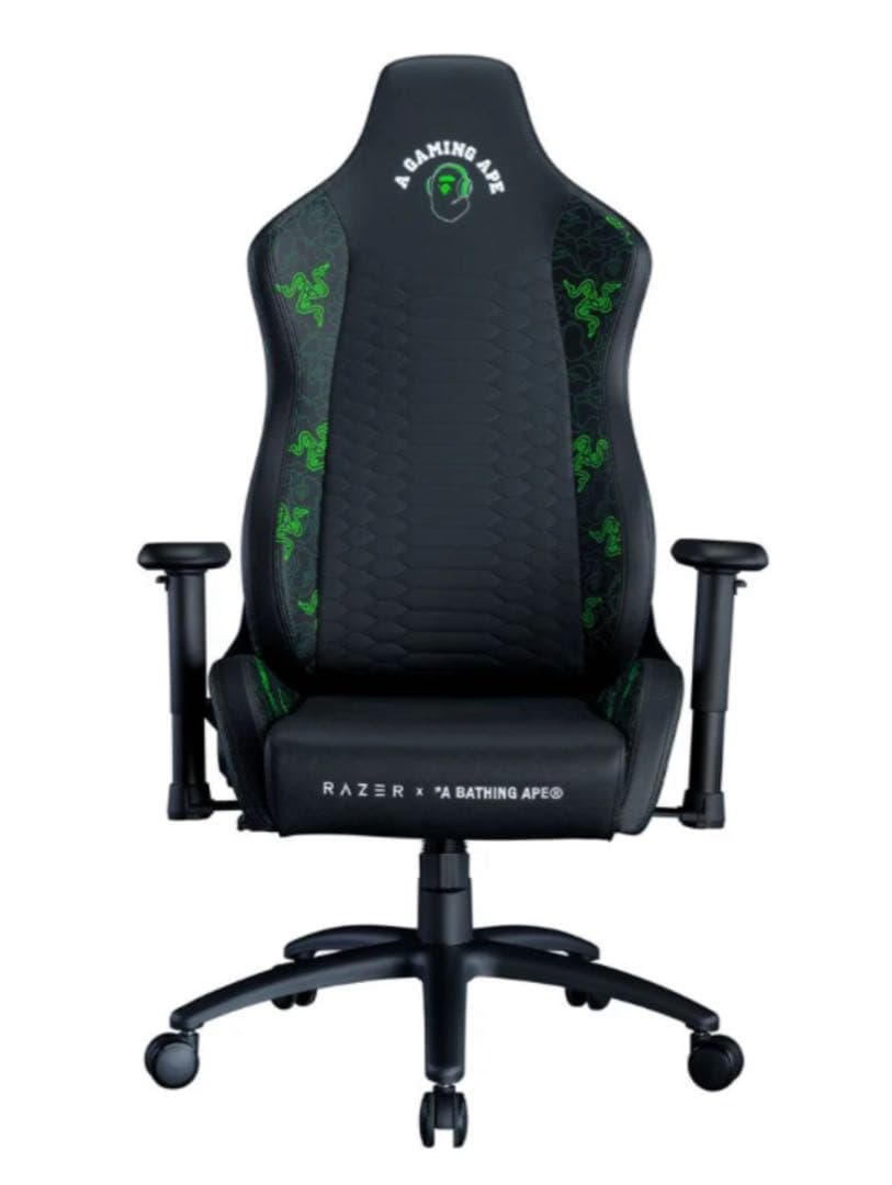 BAPE X RAZER NEON CAMO ISKUR X CHAIR 椅子
