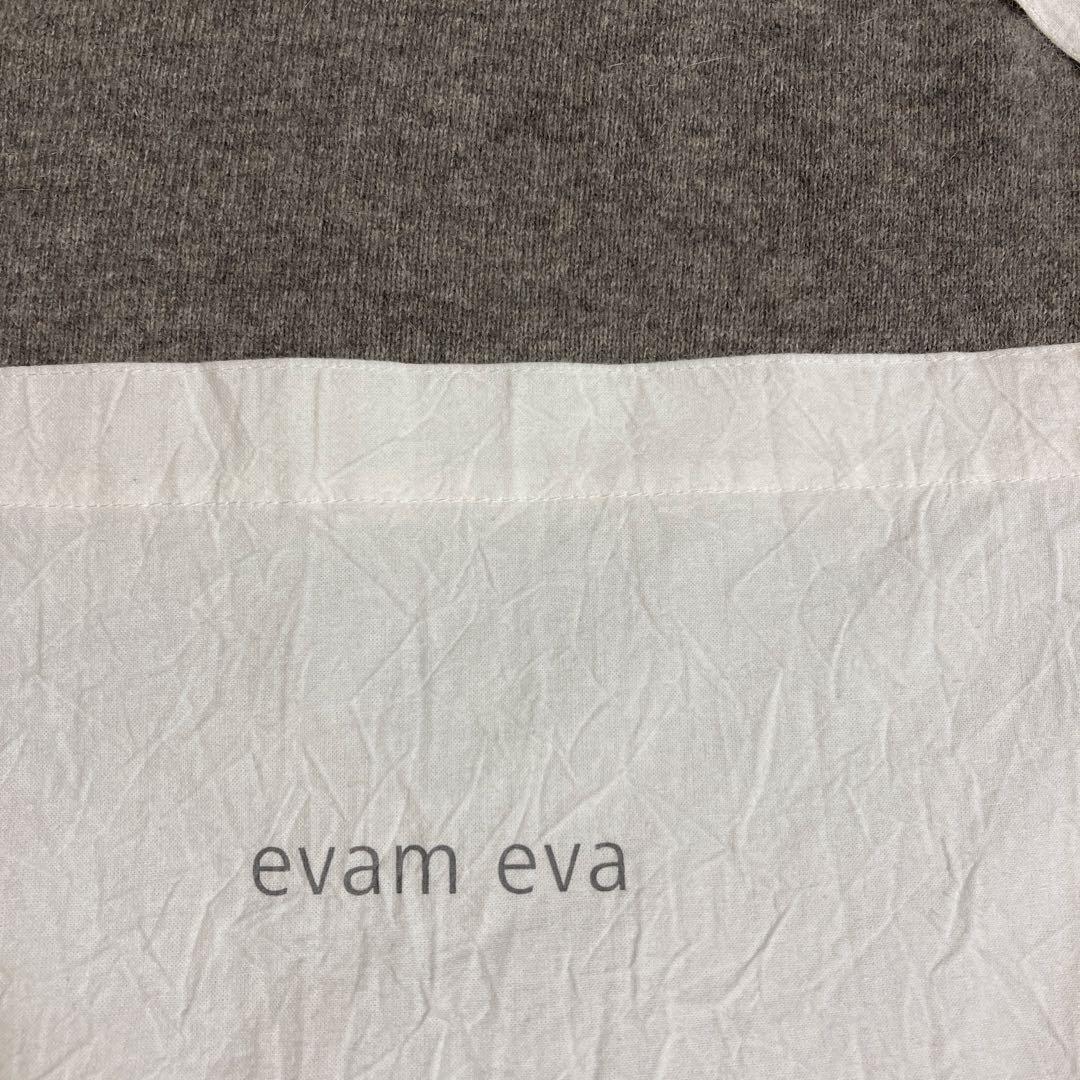 evam eva グレー フード付きニット エコバッグ付き - メルカリ