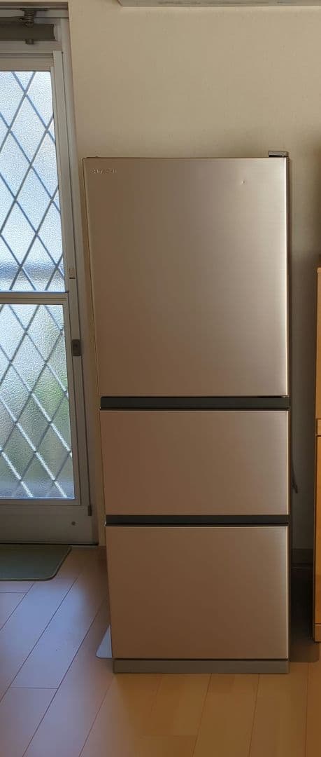 HITACHI 日立 冷凍冷蔵庫 265L R-27NV 2021年製 冷蔵庫 ライトゴールド R-27V-N [幅54cm /265L /3ドア /右開きタイプ