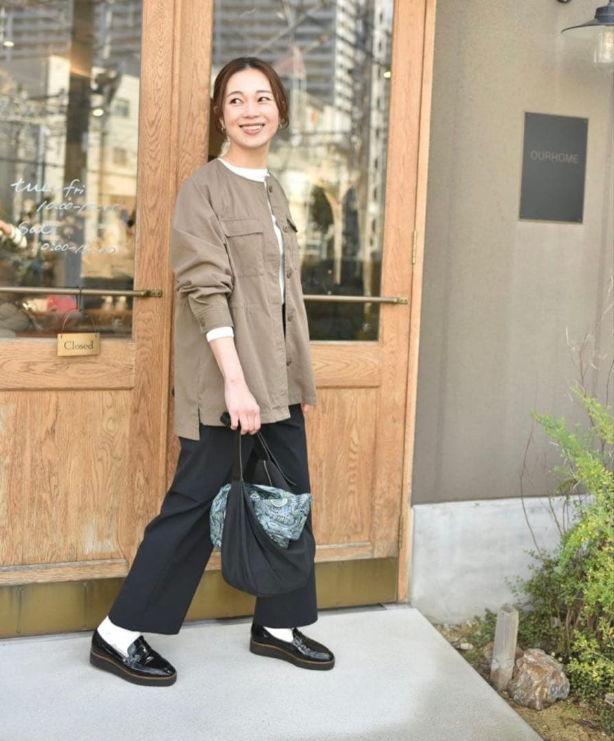 ourhome アワーホーム ツイル素材のサファリジャケット