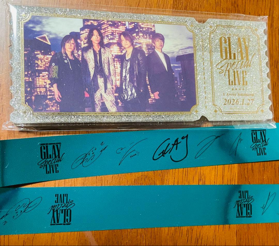 GLAY ローソン　アクリルブロック GLAY ローソン アクリルブロック GLAY ローソンライブ 記念 アクリル