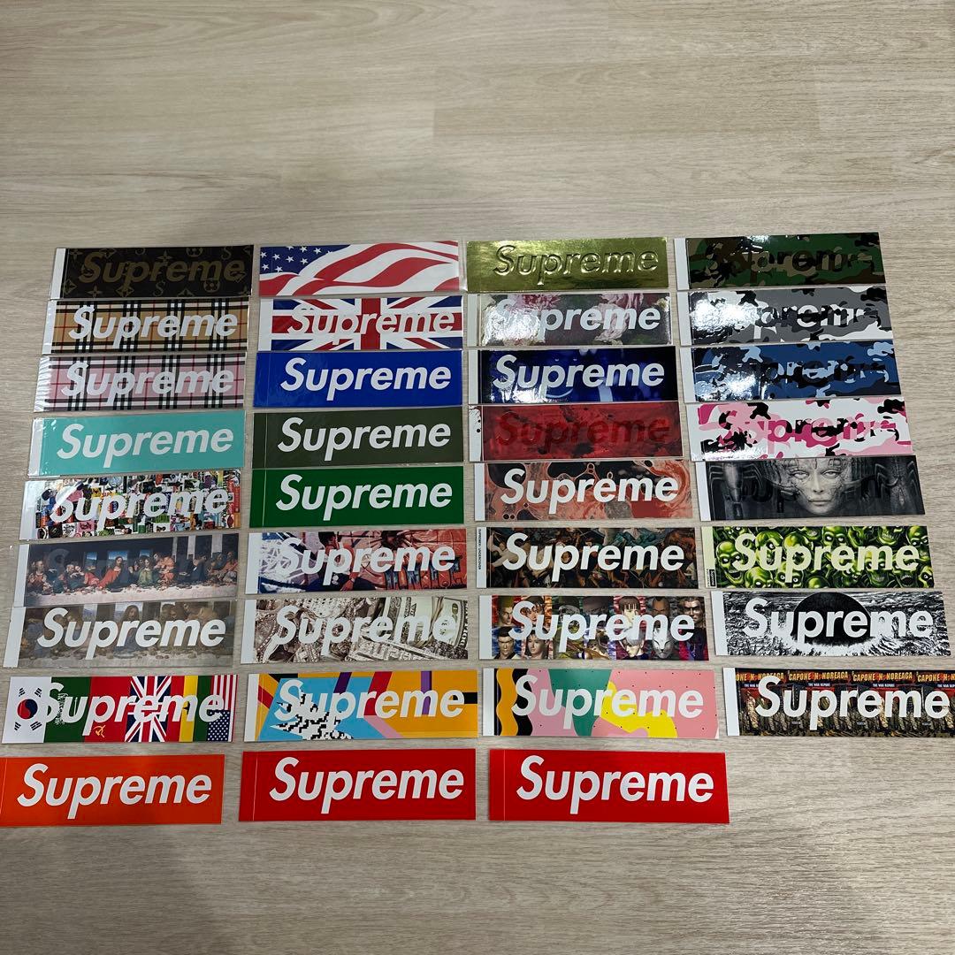 シュプリーム　ボックスロゴ　ステッカー　35枚
