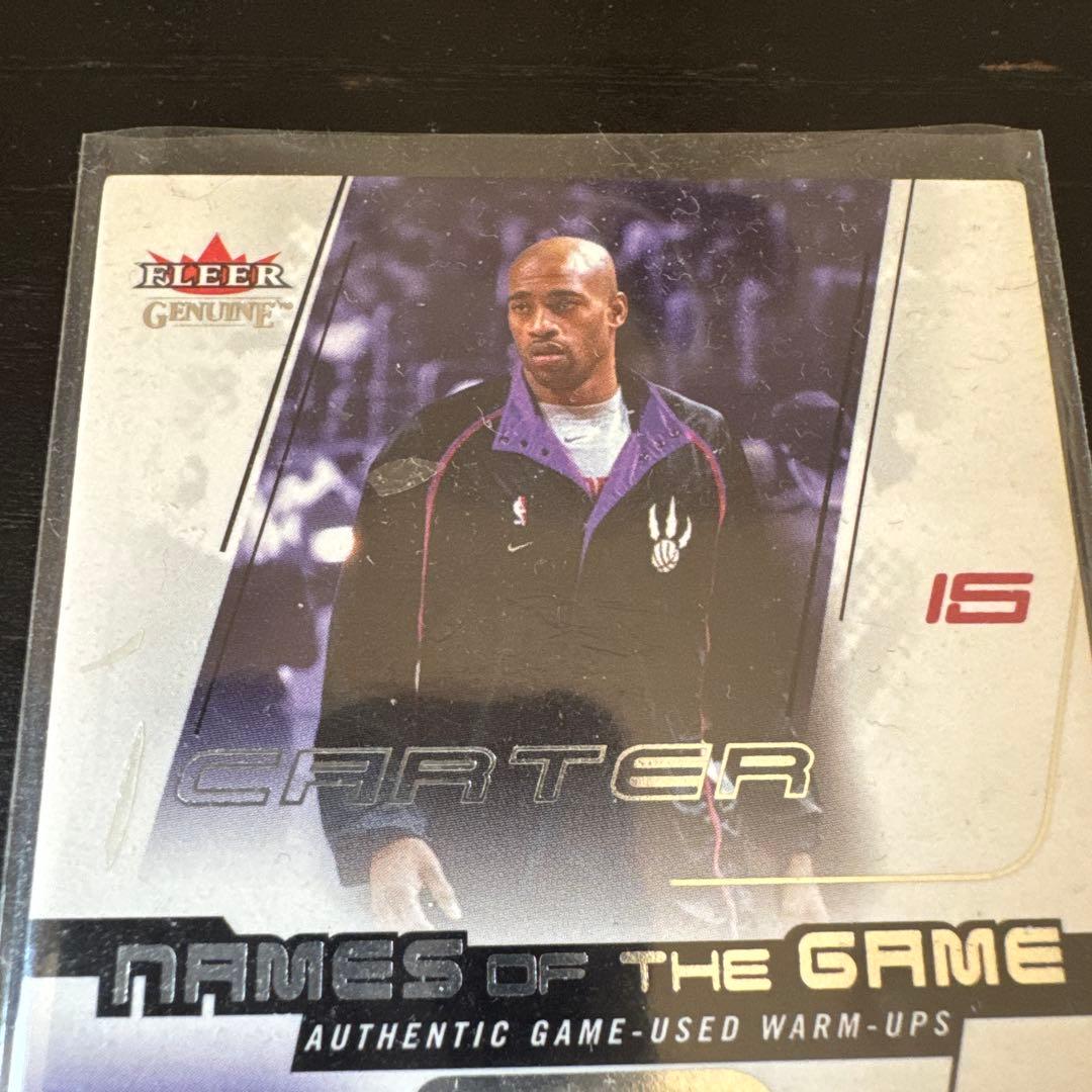 NBAレジェンド Vince Carter ビンスカーター 実使用ジャージカード