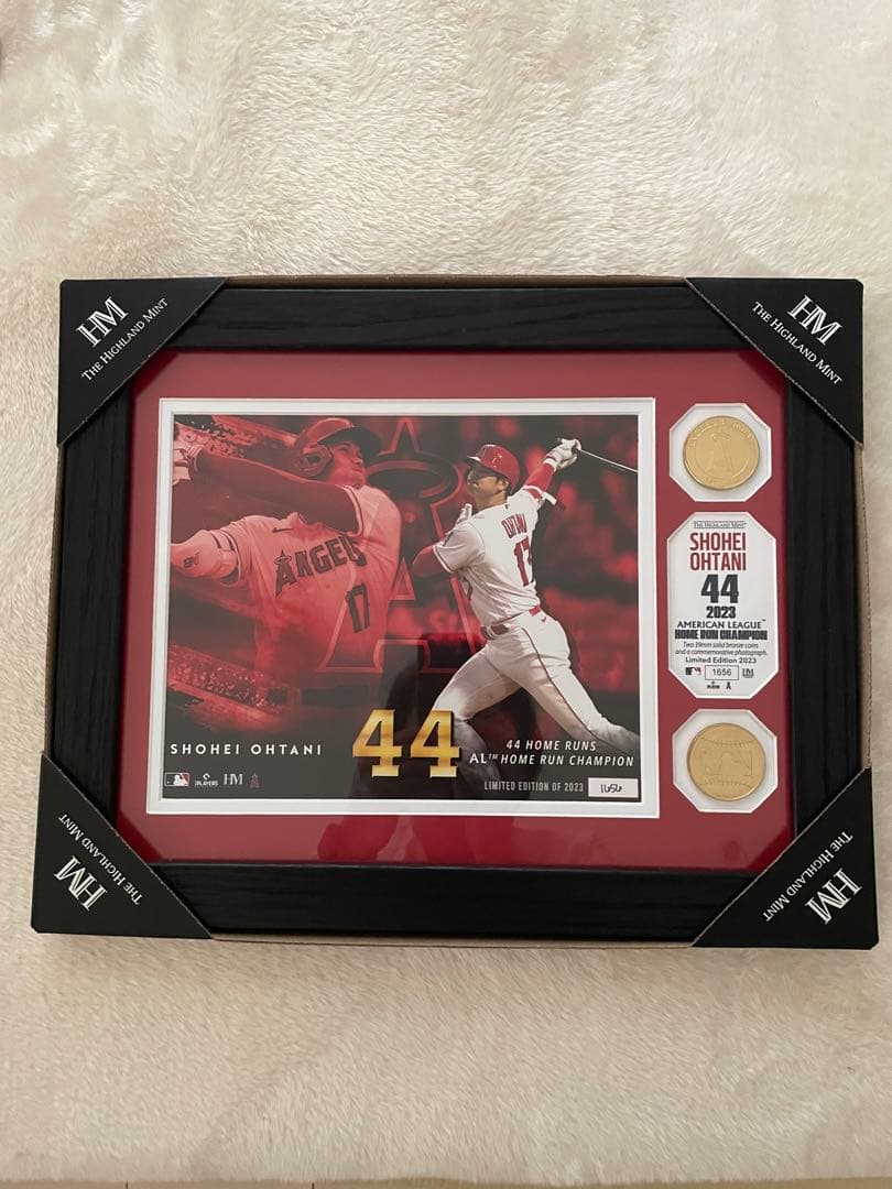 おまけ付き　大谷翔平　限定品3000個　金メダル2個　2023年 HR王獲得記念 MLB公認 大谷翔平 MVP & ホームラン王 W受賞記念コインペンダント