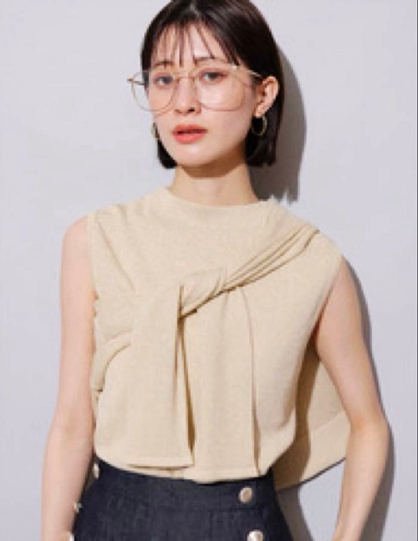 Arpege story 2点セット ノースリーブ カーディガン