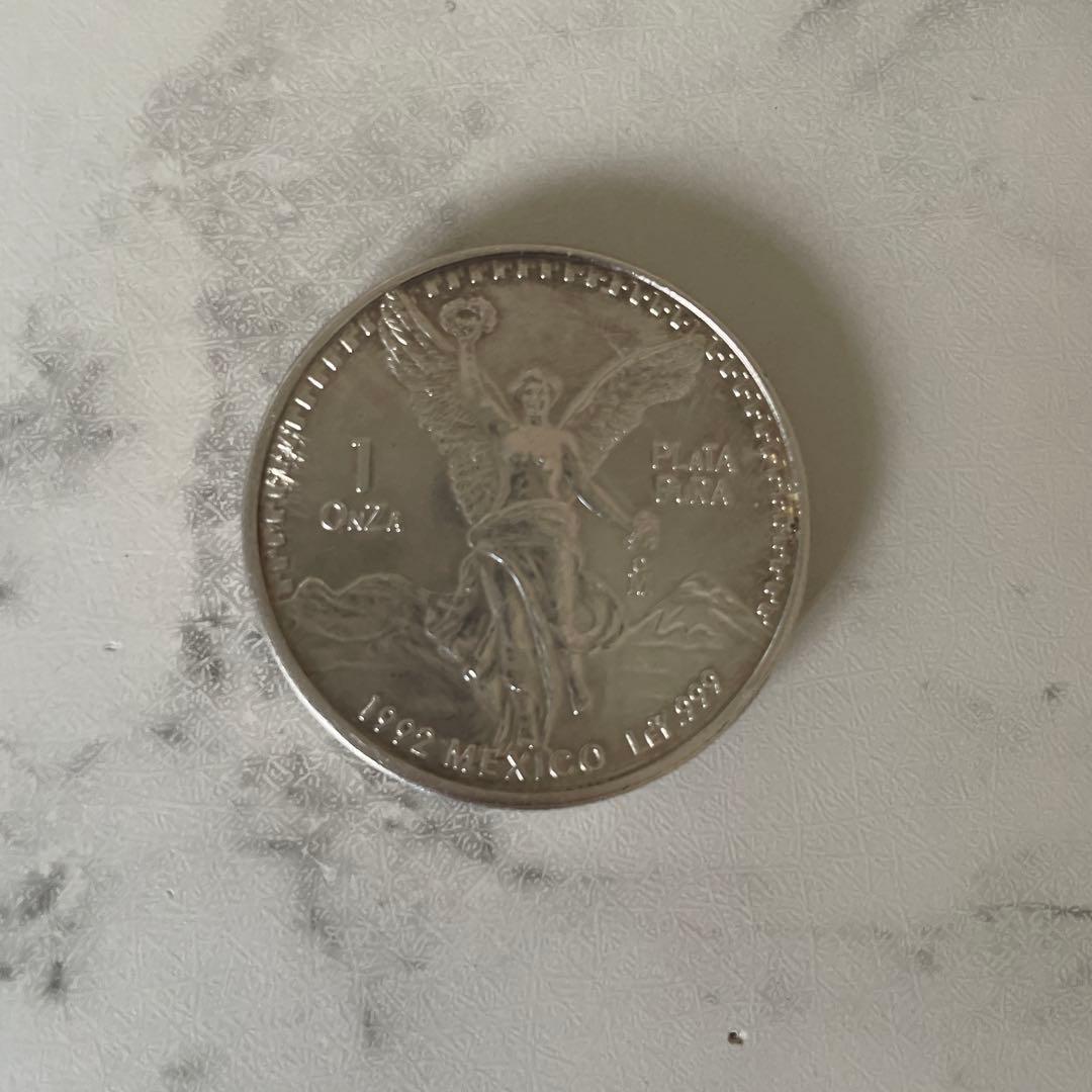 1992年 メキシコ 1オンス 銀貨