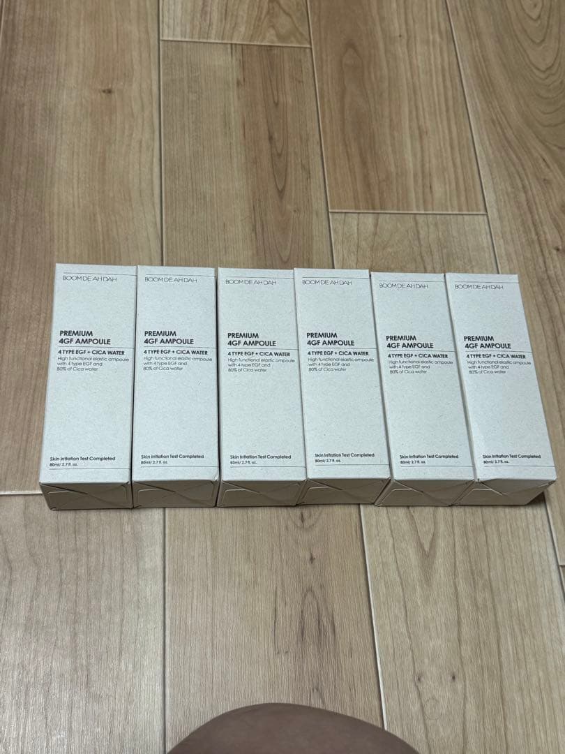 お肌ツルツル　CICA80％配合　オールインワン高級美容液　6本セット