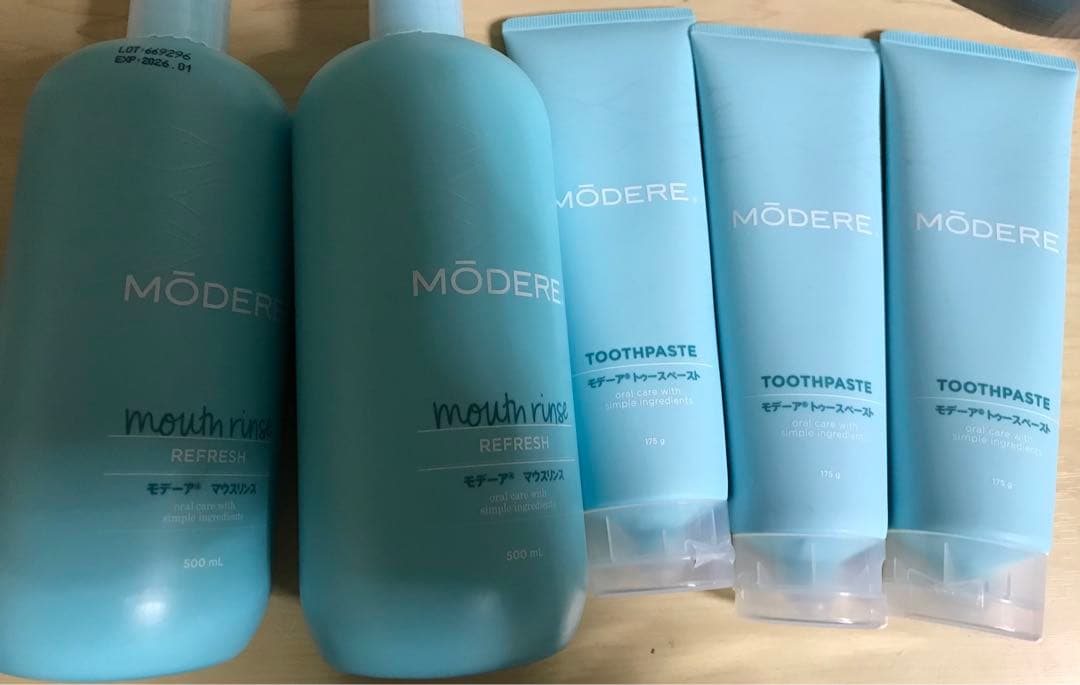 モデーア歯磨き粉＆マウスリンス ママライター6人で使ってみた！体にも環境にも優しいMODERE（モデーア