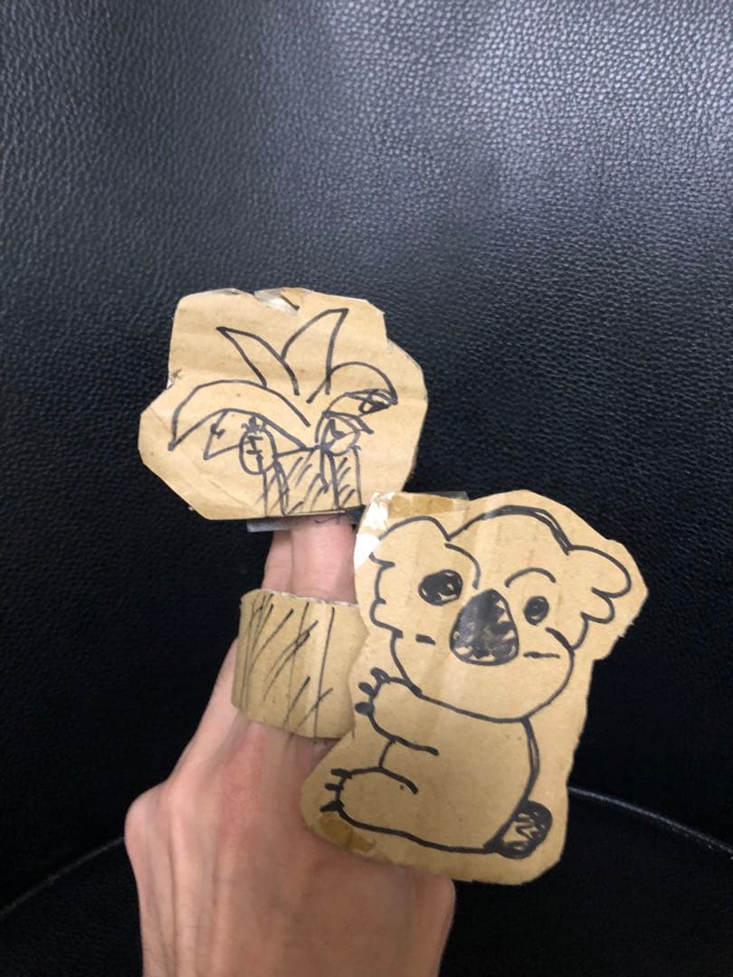 珍お面　ハンドメイド　(コアラ)