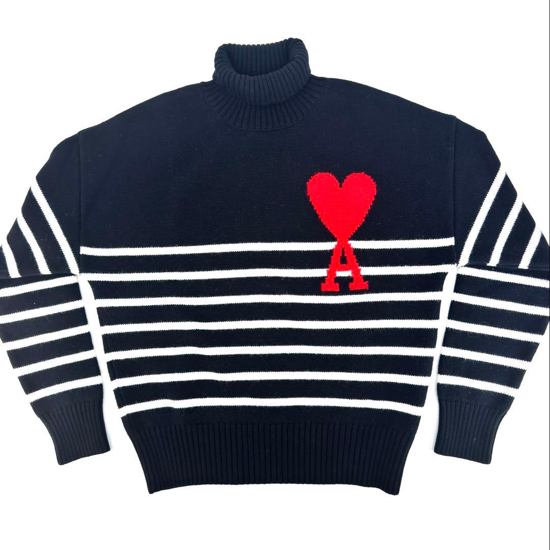 AMI PARIS アミパリス ファネルネック タートルセーター