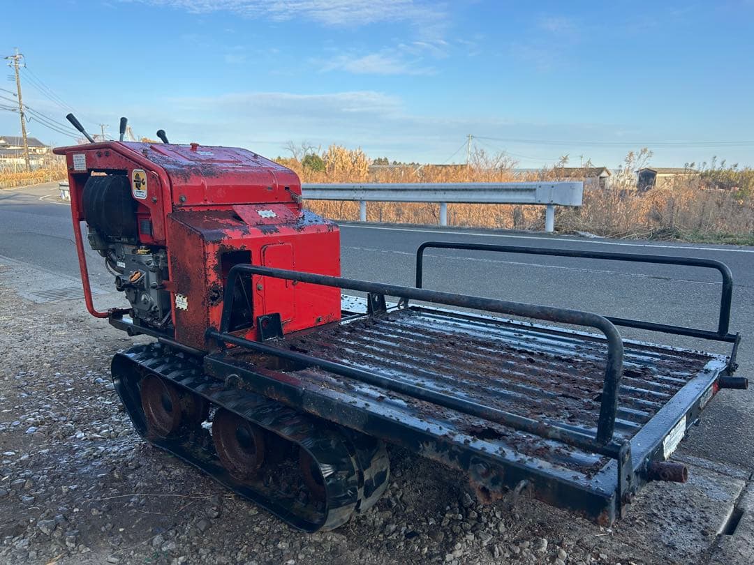 宮崎　ヤンマー　改造運搬車 6馬力 ディーゼル 積載300 クローラー 運搬車