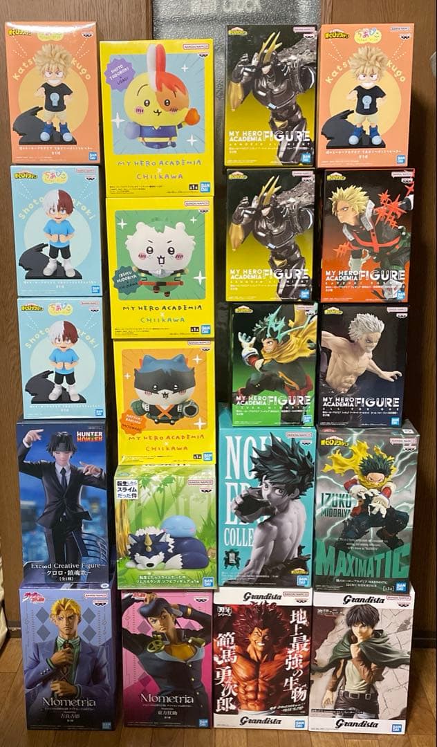 プライズフィギュア まとめ売り ヒロアカ ジョジョ クロロ 範馬 エレン