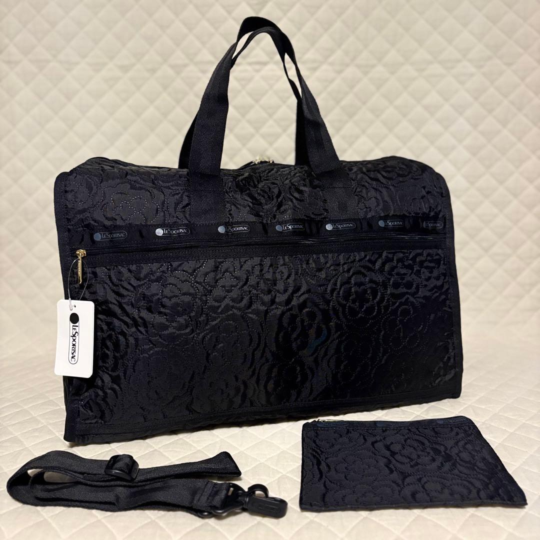 レスポートサック　パフィブロッサムズ　ボストンバッグ　ラージ　キャリーオンバッグ