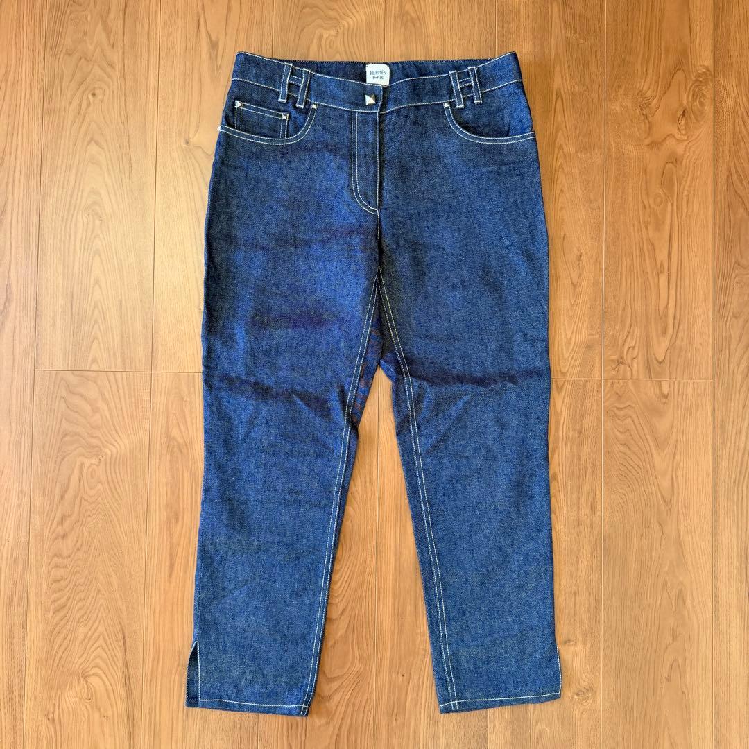 ゴルチエ期 ◎ HERMES エルメス デニムパンツ 90s アーカイブ