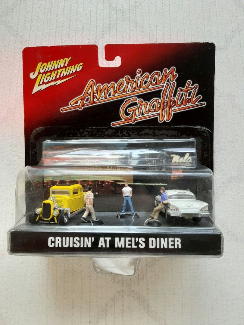Johnny Lightning アメリカングラフィティー ジオラマ 希少 アメリカングラフィティ ミニカー ジオラマ ジョニーライトニング