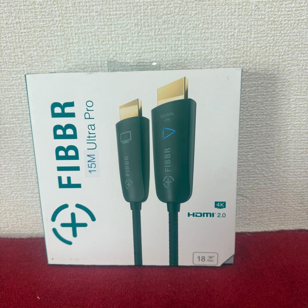 FIBBR Ultra Pro 光HDMIケーブル 15m 4K HDMI2.0