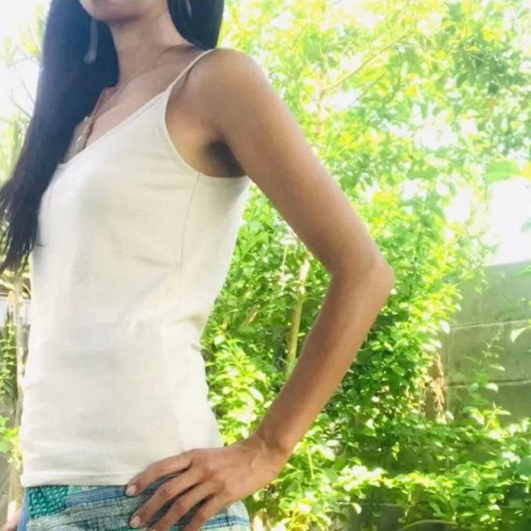 再販✨大人気定番✨ヘンプコットン　カップイン キャミソール【生成り】パット付属