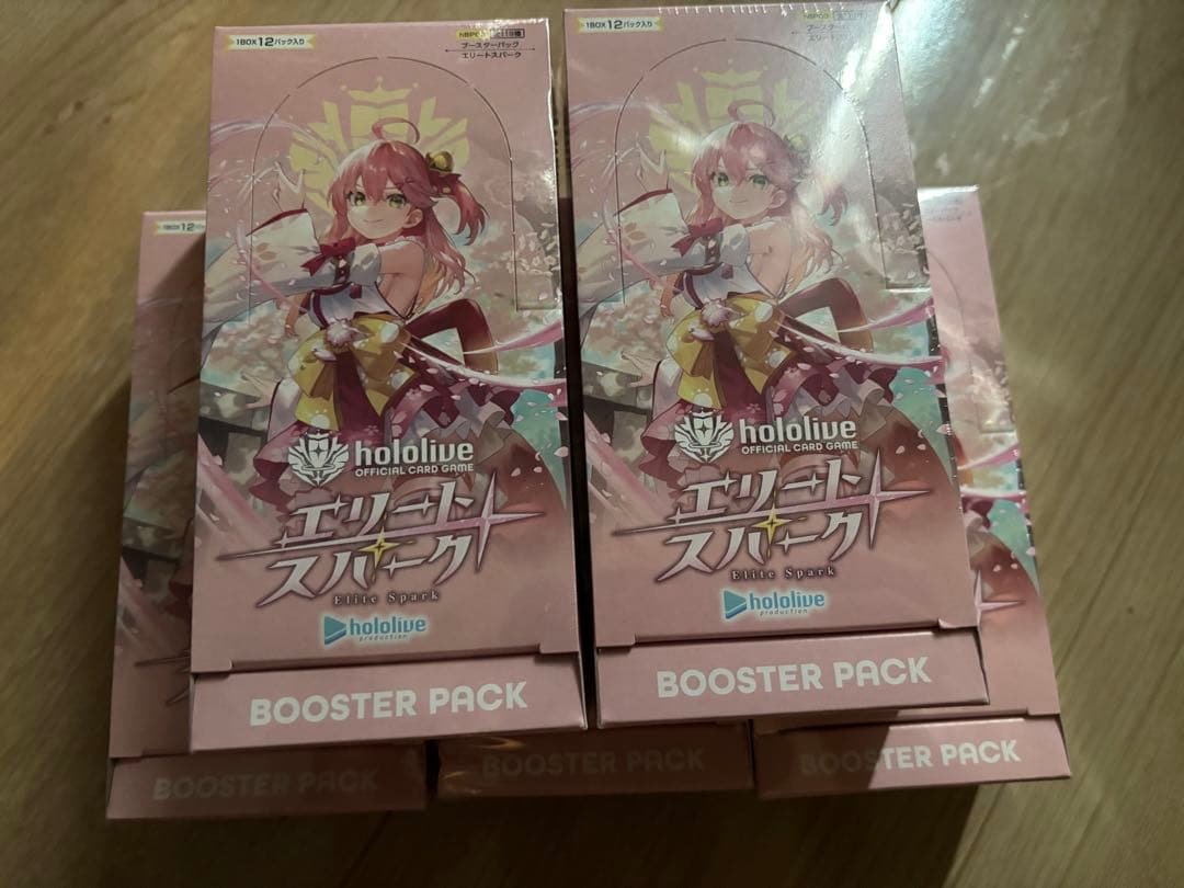 ホロライブ エリートスパーク 5box 新品未開封品