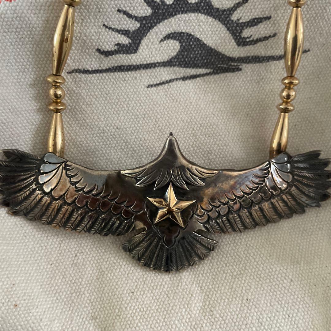 ザビンゴブラザーズイーグルネックレス18kブレスレット - メルカリ