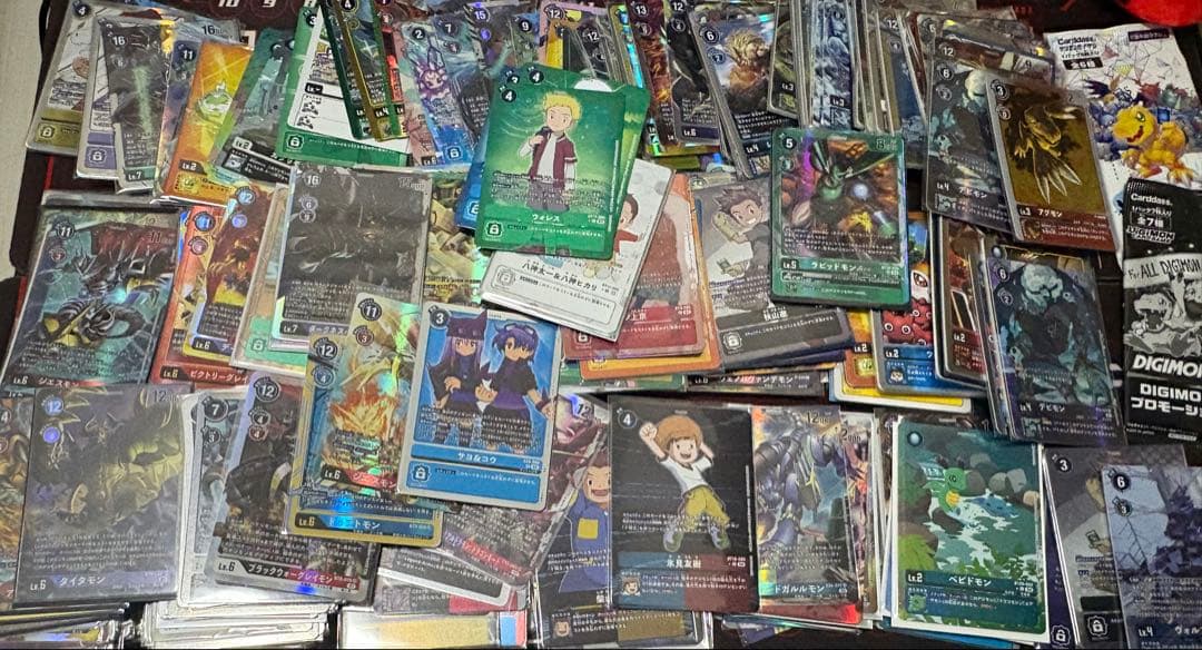 デジモンカードまとめ売り　引退品　SR、パラレル、プロモ等約450枚 デジモンカード 選ばれし子供たち&パートナーデジモン プロモパラレル