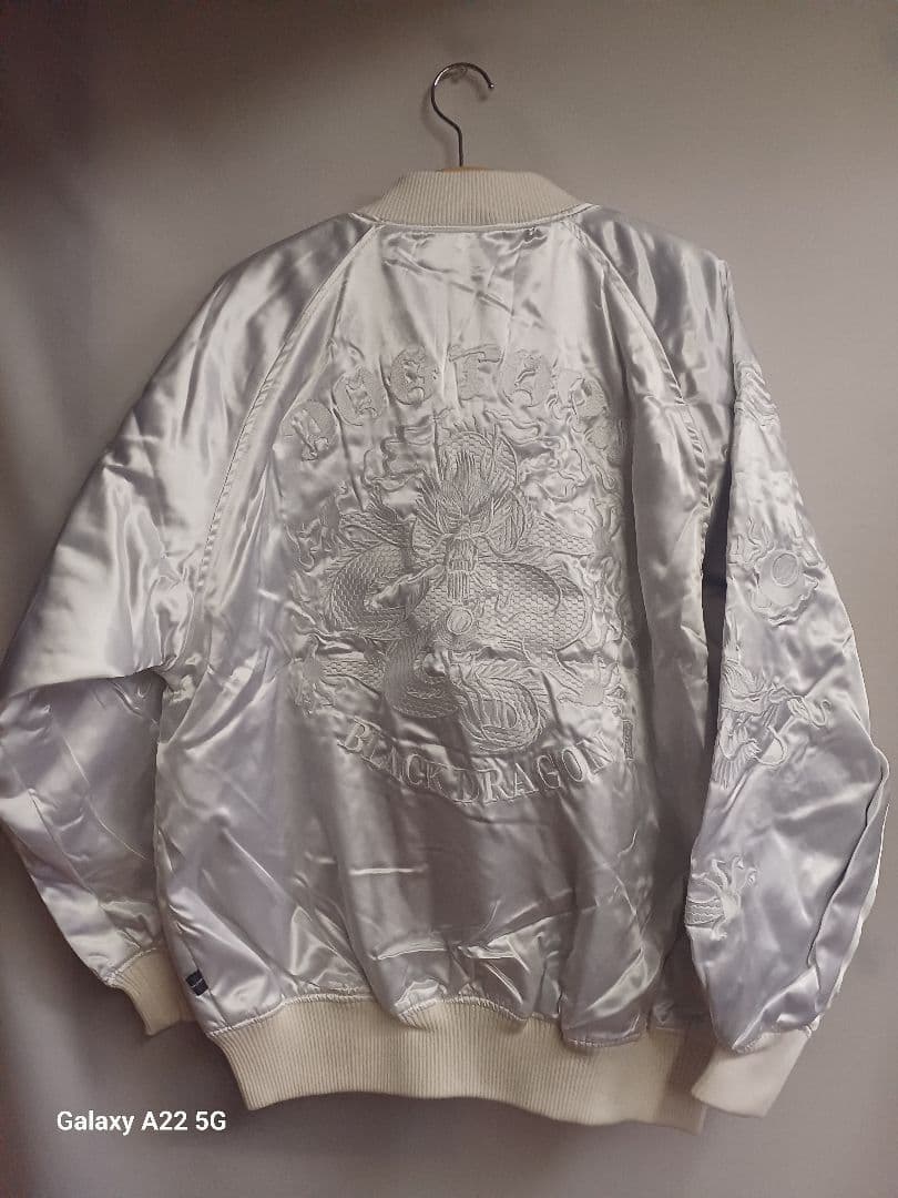 DOG TOWN 龍柄刺繍 スカジャン 白 XL