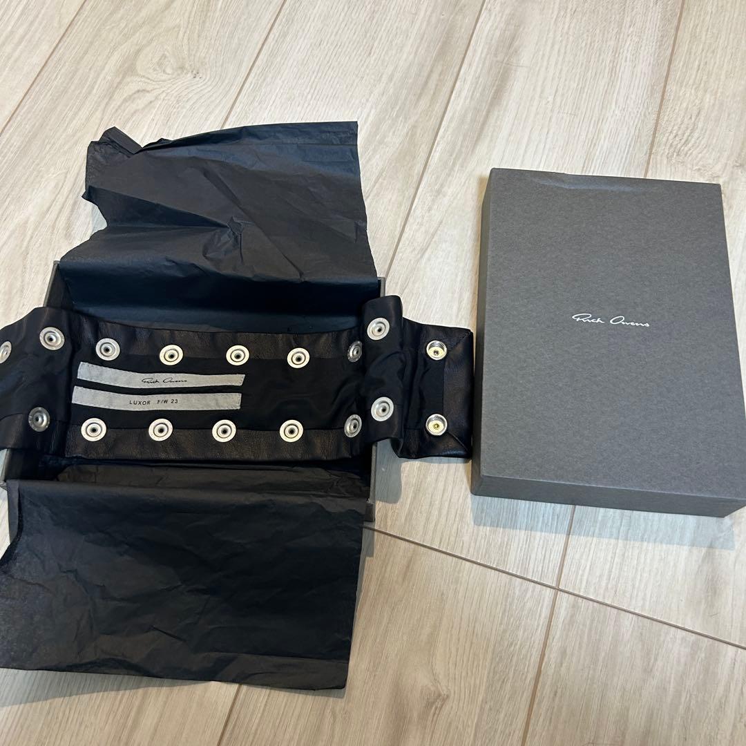 Rick Owens F/W23 スタッズレザーチョーカー RICK OWENS 23FW ''LUXOR