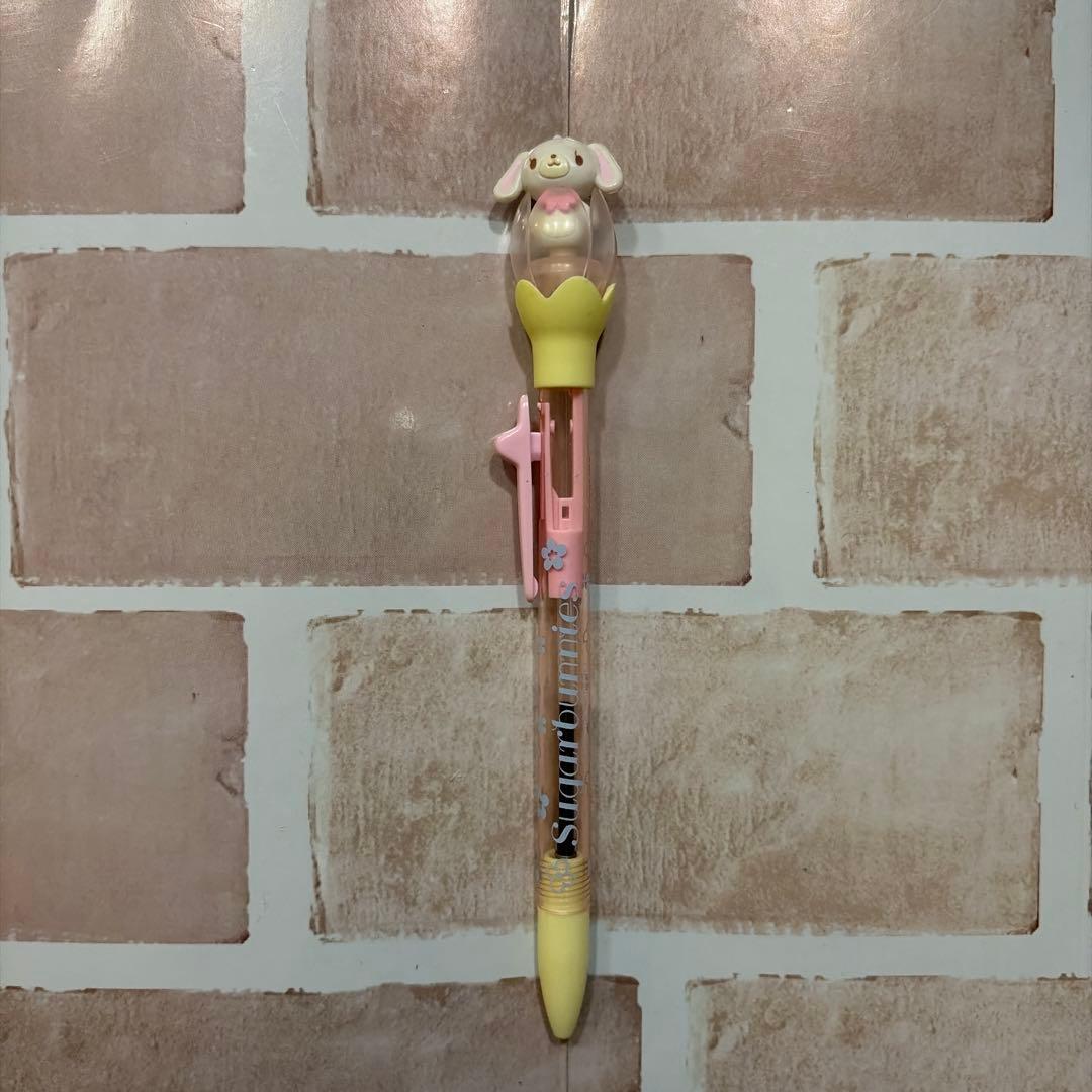 【激レア】2008年 サンリオ シュガーバニーズ 花咲ボールペン シロウサ