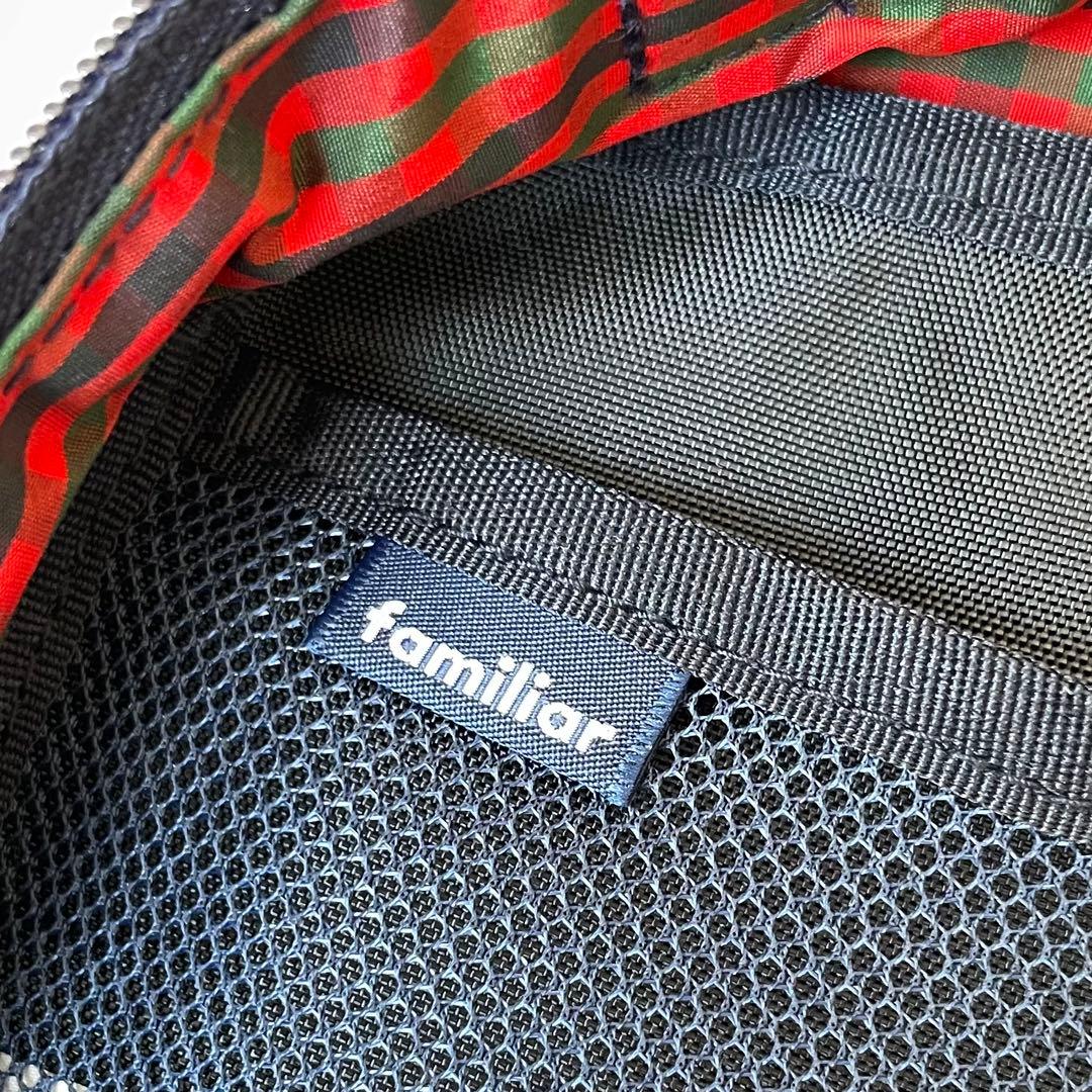 未使用品 familiar ファミリア おむつポーチ 現行品 ガーゼハンカチ