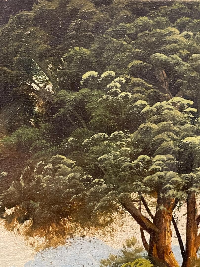 真作」トニ・ボルディニョン 風景画 油彩画 額装 サイン有り F4号