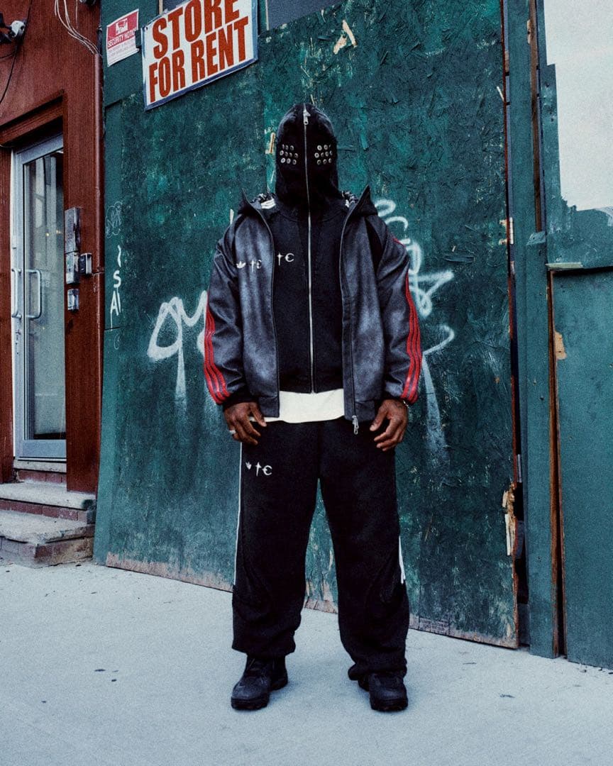 ジャケット・アウター adidas thugclub PULeatherJacket