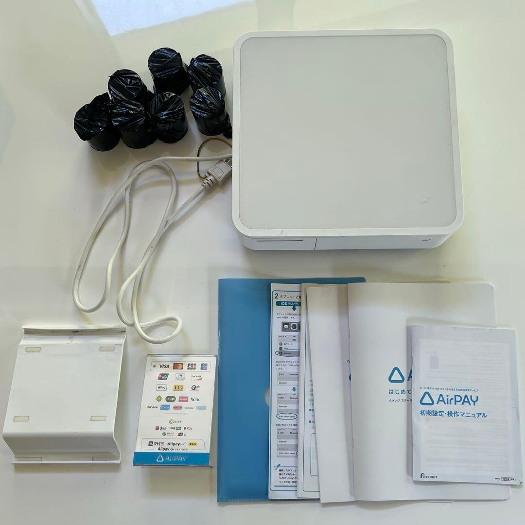 スター精密 mpop pop10 WHT プリンター内蔵型キャッシャー レジロール6巻付き！mPOP バーコードリーダーなしモデル白 58mm