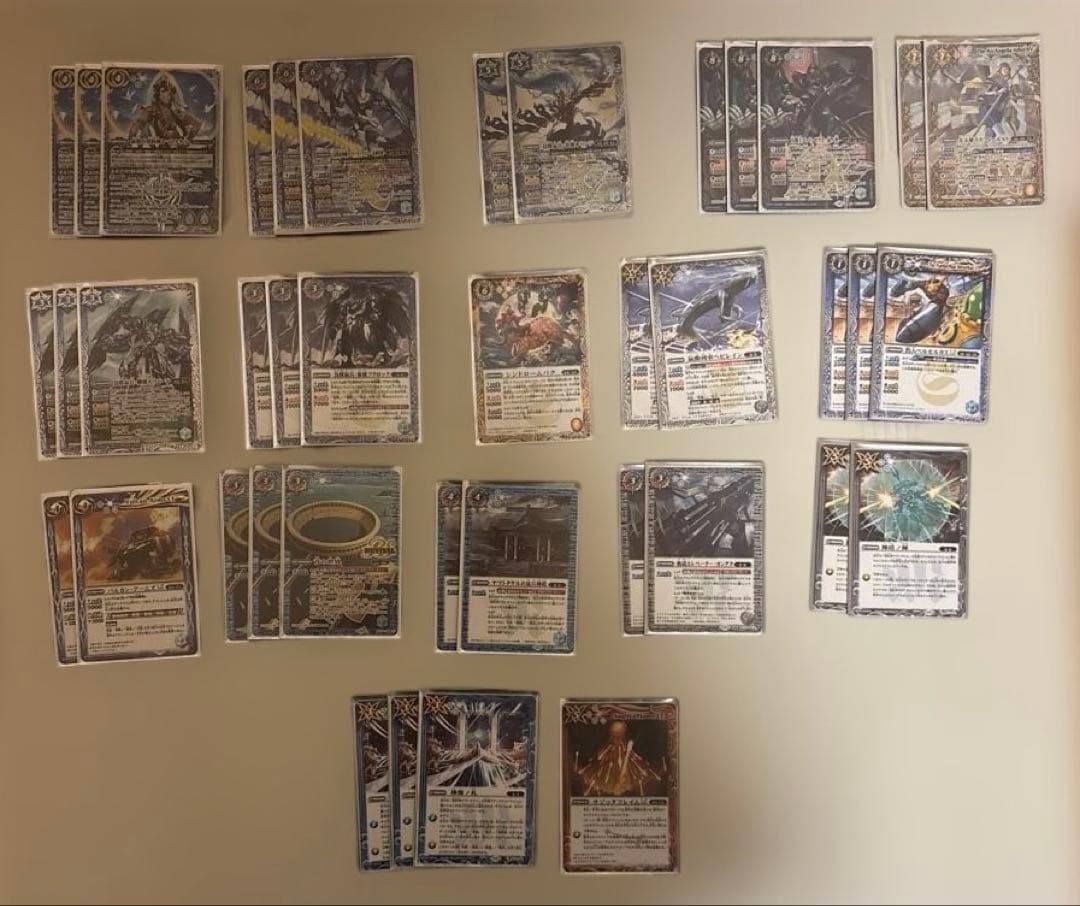 バトスピ　ヤマトタケルデッキ　二重スリーブ　差し替えパーツ付き